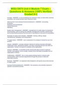 WGU D075 Unit 4 Module 7 Exam &ndash; Questions & Answers &lpar;100&percnt; Verified- Graded A&plus;&rpar;