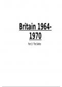 The Sixties- AQA Making of Modern Britain PWP