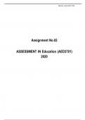AED 3701 FEED BACK ASSIGNMENT 2-2020-Tutorial Letter 202/2020