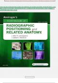 TEST BANK FOR BONTRAGERS TEXTBOOK OF RADIOGRAPHIC POSITIONING AND RELATED ANATOMY 9TH EDITION BY LAMPIGNANO QUESTIONS AND CORRECT ANSWERS 2023 100% PASS
