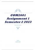 COM2601 Assignment 1 Semester 2 2023