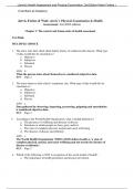 Jarvis's Health Assessment and Physical Examination 3rd Edition Helen Forbes &lpar;Test Bank&rpar;