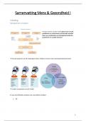 Samenvatting mens en gezondheid 1