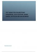 Test Bank for Phlebotomy Handbook&comma; 10th Edition&comma; Diana Garza&comma; Kathleen Becan-McBride&period;