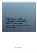 Test Bank for Molecular Diagnostics Fundamentals, Methods, & Clinical Applications, 1st Edition, Maribeth L. Flaws, Lela Buckingham.
