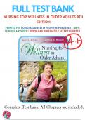 Test Banks For Nursing for Wellness in Older Adults 8th Edition  by Carol A. Miller, 9781496368287, Chapter 1-29 Complete Guide