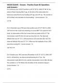MOCK EXAMS - Oceans - Practice Exam &num;2 Questions and Answers 
