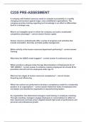 C235 PRE-ASSESMENT&vert;UPDATED&VERIFIED&vert;100&percnt; SOLVED&vert;GUARANTEED SUCCESS