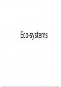 AQA Geography GCSE Eco-systems (The Living World) summary notes