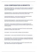C236 COMPENSATION & BENEFITS&vert;UPDATED&VERIFIED&vert;100&percnt; SOLVED&vert;GUARANTEED SUCCESS