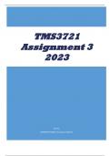 TMS3721 Assignment 3 2023 