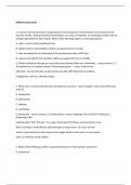 PANCE Practice Exam questions and 100&percnt; correct answers