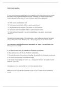 PANCE Practice Questions and verified correct answers