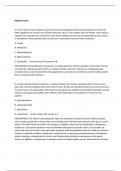 PANCE Practice questions and 100&percnt; correct answers