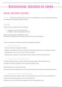 Summary WJEC Level 3 Applied Certificate & Diploma Criminology: Study and Revision Guide -  unit two, Criminological Theories 