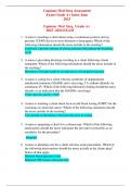 Capstone Med Surg Grade A&plus; 2023 -2024 EXAM