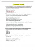 ATI Fundamentals Final Review.Revised study guide.