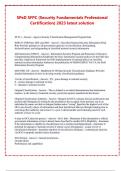 SPeD SFPC &lpar;Security Fundamentals Professional Certification&rpar; 2023 latest solution