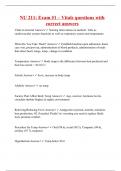 NU 211&colon; Exam &num;1 &ndash; Vitals questions with correct answers