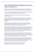 MVU NURS 623 EXAM 2 Questions and Correct Answers Graded A&plus;&plus;&plus;
