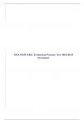NHA NOW EKG Technician Practice Test 2022&sol;2023 Download