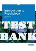 TEST BANK for Introduction to Psychology by Stangor Charles &vert; All 14 Chapters
