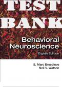 TEST BANK for Behavioral Neuroscience 8th Edition by Marc Breedlove & Neil Watson. ISBN-13 978-1605356426 (Complete 19 Chapters).