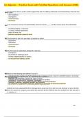 LA Adjuster - Practice Exam with Verified Questions and Answers 2023&period;