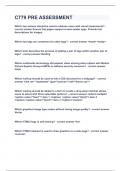 C779 PRE ASSESSMENT&vert;UPDATED&VERIFIED&vert;100&percnt; SOLVED&vert;GUARANTEED SUCCESS