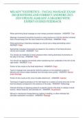 MILADY&rdquo;S ESTHETICS &ndash; FACIAL MASSAGE EXAM 200 QUESTIONS AND CORRECT ANSWERS 2023-2024 UPDATE ALREADY A GRADED WITH EXPERT GUIDED FEEDBACK