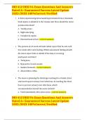 BIO 412 HESI V6 Exam Questions And Answers Rated A+ Guaranteed Success Latest Update 2022/2023 100%Correct/Verified 