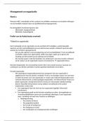 Samenvatting Profiel van de Nederlandse overheid & openbaar bestuur -  Management en Organisatie