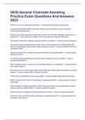 HESI General Chairside Assisting Practice Exam Questions And Answers 2023