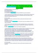 NRCME Test Bank Questions and Correct Answers Updated Version 2023 Score 100&percnt;