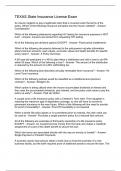 TEXAS State Insurance License Exam