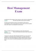 Hesi Management Exam