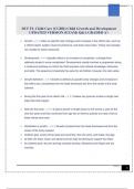 DCF FL Child Care &lpar;CGDR&rpar; Child Growth and Development UPDATED VERSION &lpar;EXAM&rpar; Q&A GRADED A&plus;