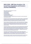 WGU D204  Exam bundle  100 &percnt; correct 2023 