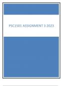 Exam (elaborations) PSC1501 