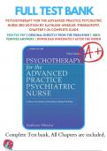 Test Banks For Psychotherapy for the Advanced Practice Psychiatric Nurse 3rd Edition by Kathleen Wheeler, 9780826193797, Chapter 1-24 Complete Guide
