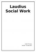 Social work thuisstudie Laudius, afgerond met een 9,43