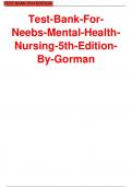 Test-Bank-For-Neebs-Mental-Health- Nursing-5th-Edition-By-Gorman