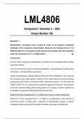 LML4806 Assignment 1 Semester 2 - 2023