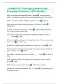 Jamf100 4&period;0 Training Questions with Complete Solutions 100&percnt; Verified