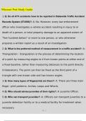 Missouri Post Study Guide Questions and Answers 2023 &lpar;Verified Answers by Expert&rpar;