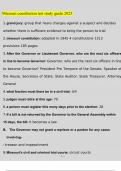 Missouri constitution test study guide 2023