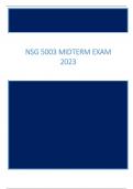 NSG 5003 Midterm exam 2023