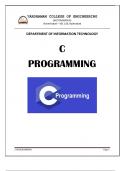 Notes c programming
