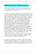 NSG 6435 wk 2 discussion 3  &lpar;Verified answers&comma; Download To Score A&rpar;