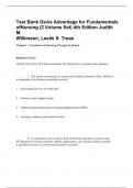  Davis Advantage for Fundamentals ofNursing (2 Volume Set) 4th Edition Judith M. Wilkinson, Leslie S. Treas️️★★★★★